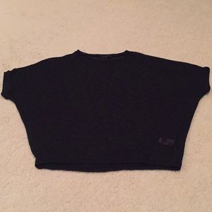 Nally & Millie black knit tee